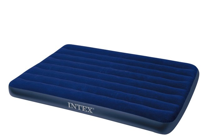 Надувной матрас Intex 64758 Classic Downy Airbed Fiber-Tech  137*191*25см - фото