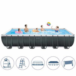 Каркасный бассейн Intex 26368 ULTRA XTR Rectangular Pool Set 732х366х132 см. - фото