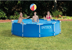 Бассейн каркасный   Intex Metal Frame 305х76 (56997/28200)  Escapes P20-1030 305x76 см - фото