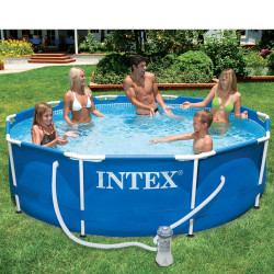 Каркасный бассейн Intex 28202 Metal Frame 305x76 - фото